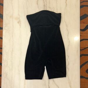 Elegant Black Strapless Jumpsuit